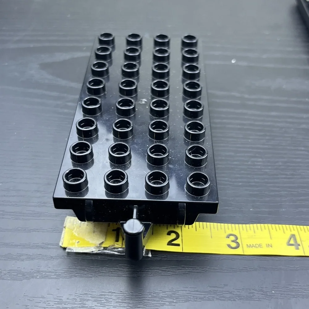 LEGO DUPLO Train Car Bases Black Lot of 2 Genuine Replacement Parts